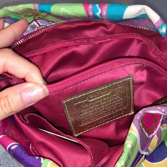 Coach Poppy Pop C Graffiti Shoulder bag - Picture 10 of 14